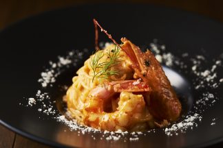 海老のトマトクリームパスタ